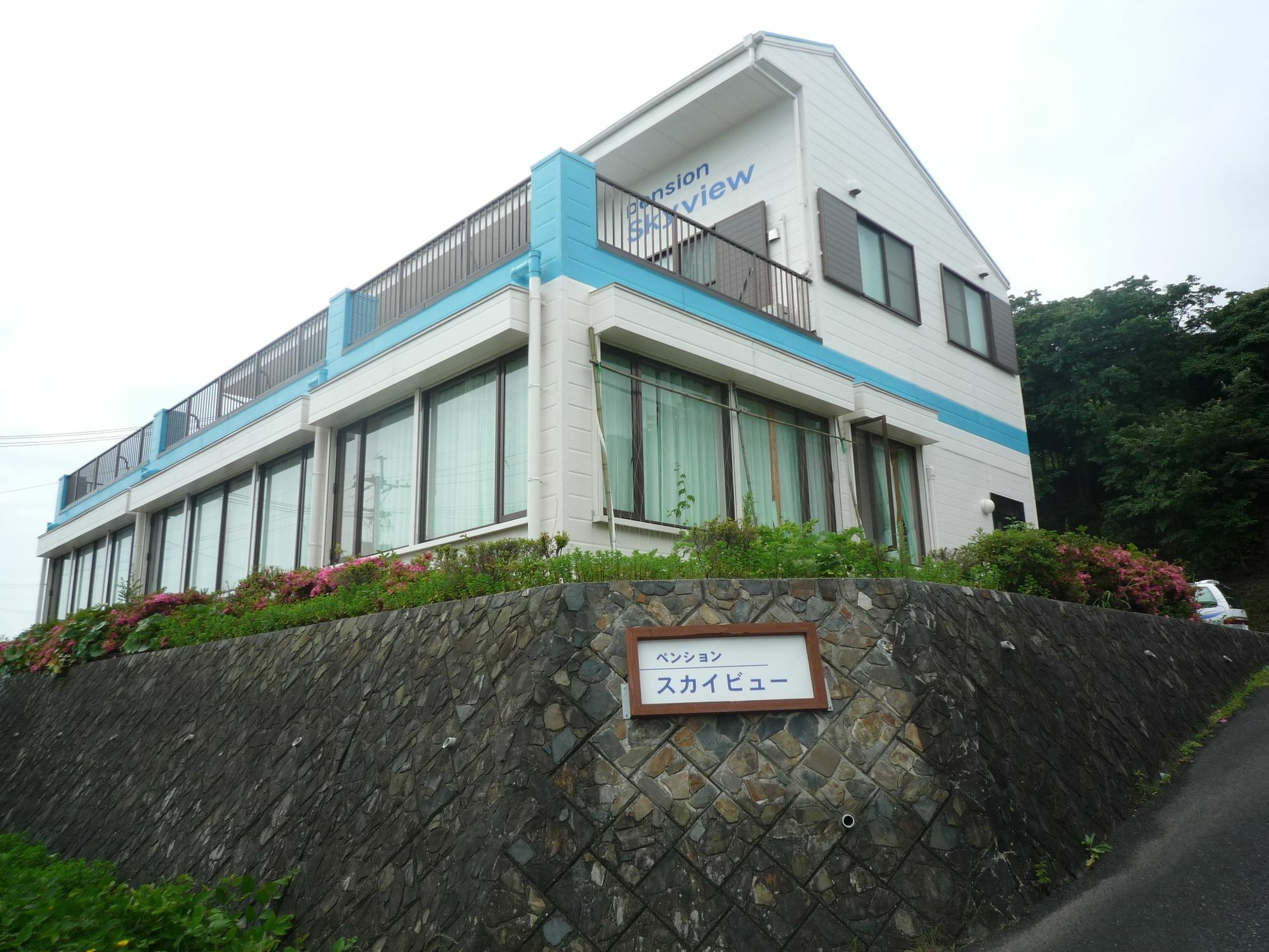 蓝天美景膳食公寓酒店 屋久岛町 外观 照片