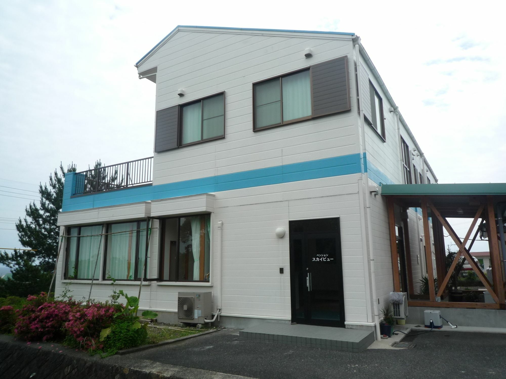蓝天美景膳食公寓酒店 屋久岛町 外观 照片